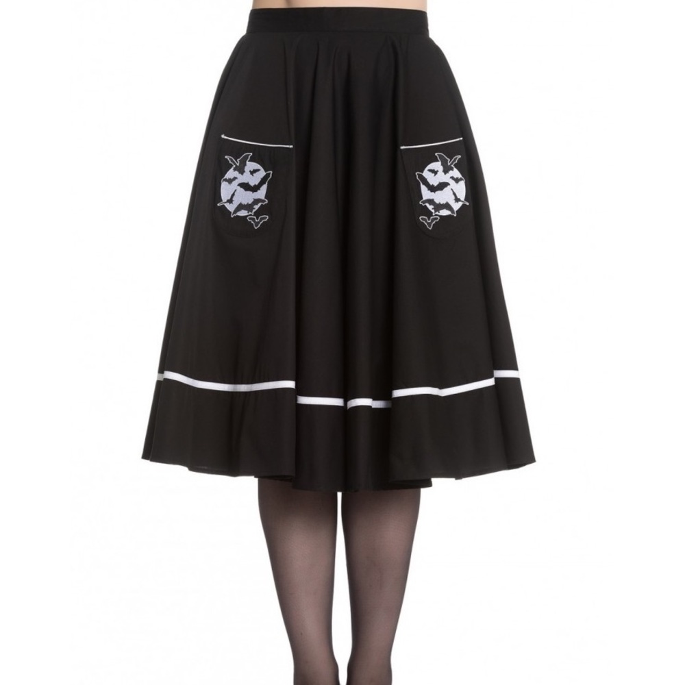 HellBunny Plus Size Bat pockets skirt size 2XL